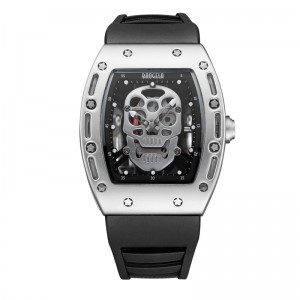 Fashion Skull Men Quartz Watch Baogela Creative Dial Watch For Men Clock Gold Life Impermeable Men relojes Estilo deportivo 1612