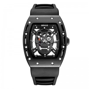 Fashion Skull Men Quartz Watch Baogela Creative Dial Watch For Men Clock Gold Life Impermeable Men relojes Estilo deportivo 1612