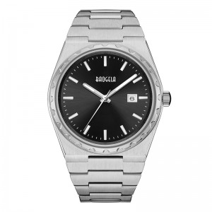 BAOGELA 40 mm Brand All Gold Stile inoxid de acero inoxidable Men Wutwatch Classic Business 50m Waterproof Japan Movement Watch for Men 22801