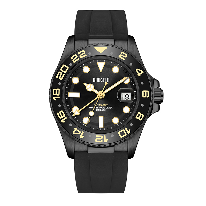 Baogela Top Brand 50m Rose Gold Watch Watch Watch Ratch Fashion Fashion Parejas Sport Watch Wall Wallwatch 22805