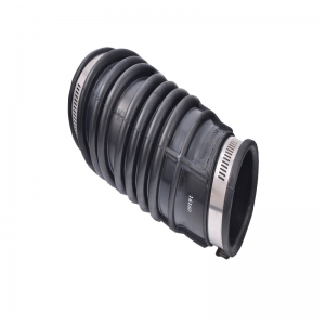 Manguera de admisión de aire corrugada de goma para motor de automóvil