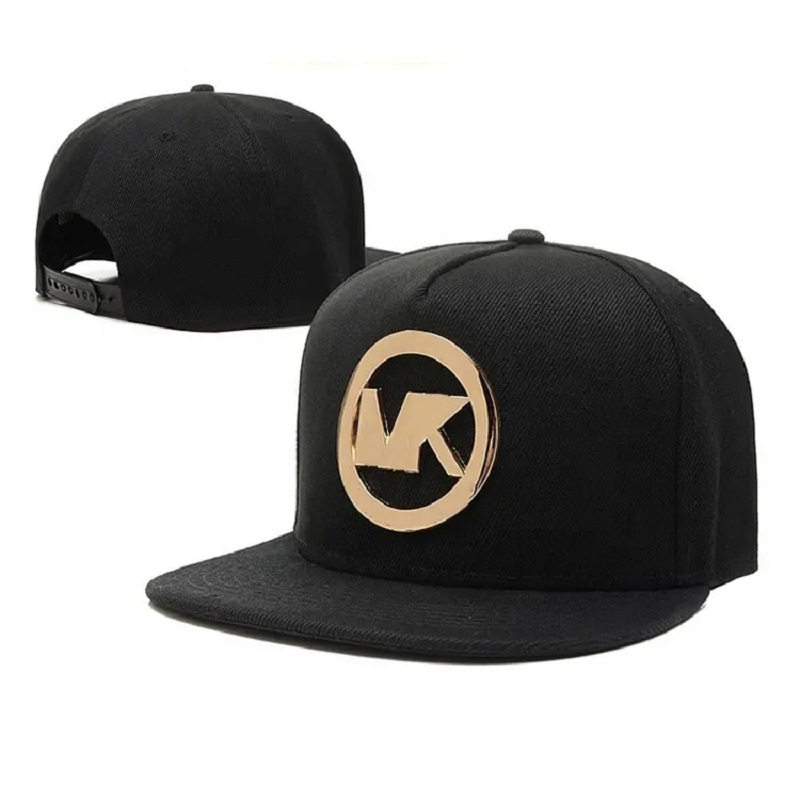 Logotipo de metal de oro personalizado al por mayor Snapback Hats