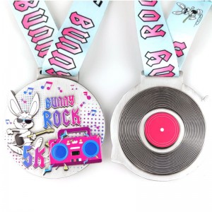 Medallas de carrera personalizadas corriendo 10k Medales Desafío deportivo Medallas de maratón Medallas de finalizador de maratón