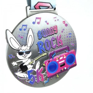 Medallas de carrera personalizadas corriendo 10k Medales Desafío deportivo Medallas de maratón Medallas de finalizador de maratón