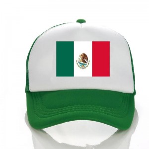 Capa de béisbol Bandera de la bandera de México Pad Dad Mujeres Hombres Snapback Fashion Hip Hop Viajes y ocio