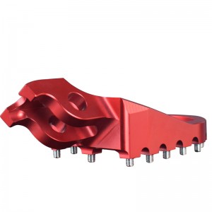 Piezas modificadas de CNC Mecanizado Ultra Precision Procesamiento de piezas grandes Pedales de pie sin deslizamiento modificados
