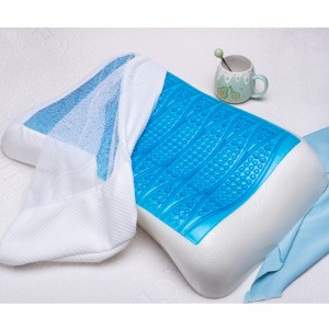 Almohada de espuma de memoria de gel de enfriamiento