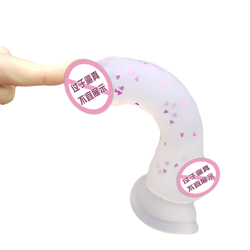 846/847 Simulación popular al por mayor Penis Didol Sexo Toy Sucker Mujeres enormes consoladores de cristal realistas para mujeres hombres