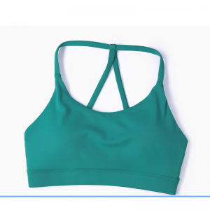 Triángulo Back recolecte el sujetador deportivo elástico