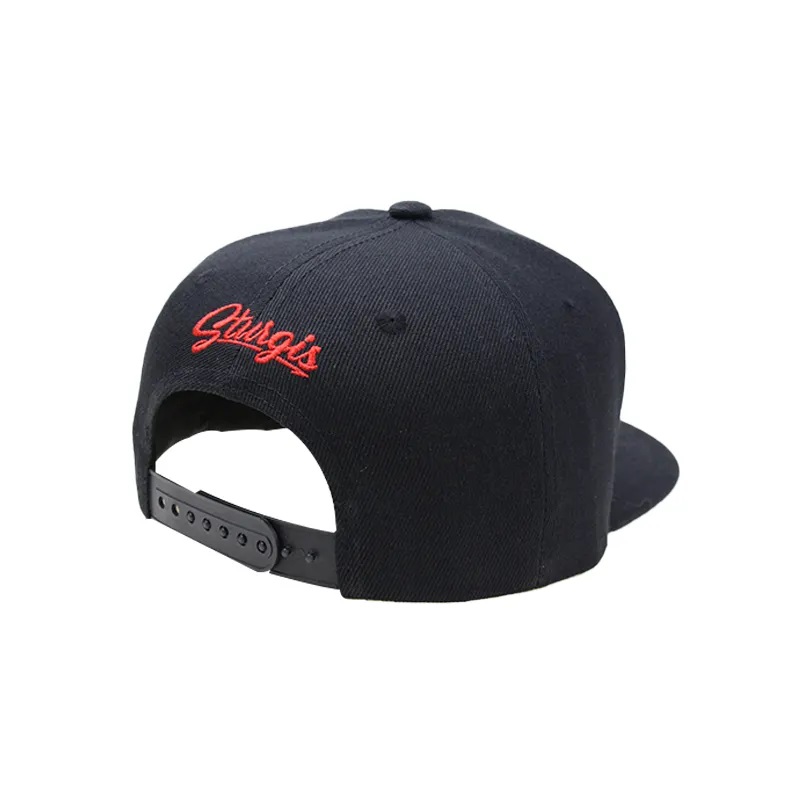 Bordado de algodón plano llenado adultos para hombre liso Hip hop Hats 5 Panel Personalice los sombreros de tapas Snapback con logotipo personalizado