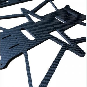 Servicio de fibra de carbono personalizado CNC Servicio CNC Corte de mecanizado
