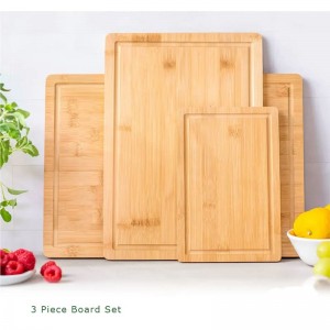 Tabla de corte de bambú