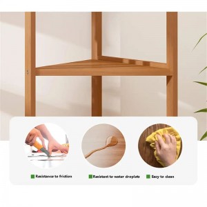 Soporte de colgilla de colgilla de bambú de bambú multifuncional