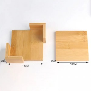 Bamboo Square Coaster Bar Bar Decoration Coaster