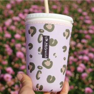 Mangas de café reutilizables personalizables soporte deneopreno café acogedor aislador de bebidas mangas