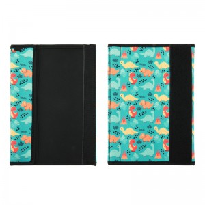 Natucare Kids Neopreno de algodón reflectante Cubierta de seguridad de algodón Negro lavable