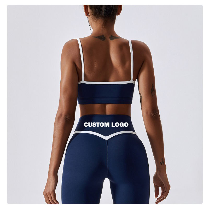 SC9271 Mujeres activas Fitness Entrenamiento de fitness Sets cortos Sport Bra Mujeres Pantalones de yoga sin costura Leggings Set