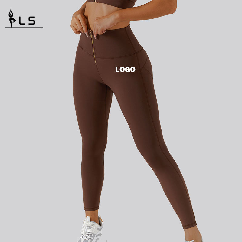 SC1097 75% Nylon 25% Leggings Spandex Sport for Women Gym Pants de yoga Fitness Leggings