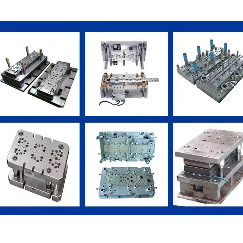 Molde de hardware continuo. Punch único, compuesto, dibujo, molde de cobre, diseño y fabricación