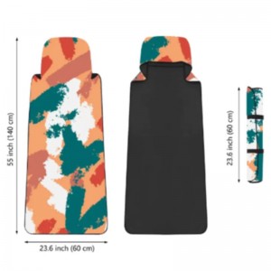 Alfombrillas de impresión personalizadas sin deslizamiento Base de goma Cubierta de asiento deneopreno