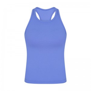 SC10242 Compresión Camisetas para tanques de yoga recortadas con almohadillas de entrenamiento de gimnasio Cami tops de cami recortado