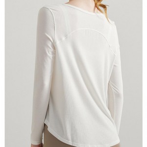 SC10261 Camisa deportiva Mujer Fitness Top Women Sexy Sports SUDER Camisa de sudor Sports Yoga Entrenamiento de la camiseta seca rápida Mujeres Mujeres