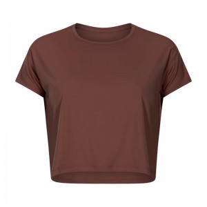 SC102610 Camisa suelta para pantalones cortos de yoga Gimnasio Yoga ActiveWear