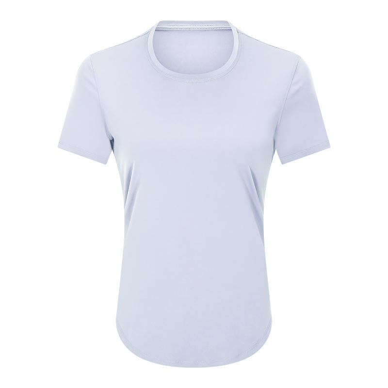 SC102611 Venta transpirable Secado rápido de ocio Camisetas de yoga de manga corta Sports Yoga Entrenamiento de yoga de secado