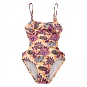 Traje de baño de losniños con cabestro impreso hacia atrás hueco