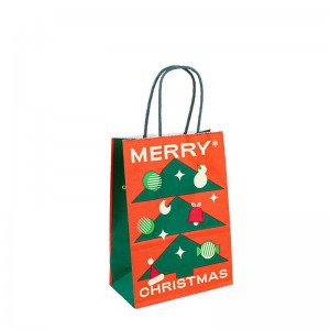 Price de fábrica Bolsa de papel blanco Kraft Kraft personalizable con mango de cuerda con logotipo Aceptar personalizado