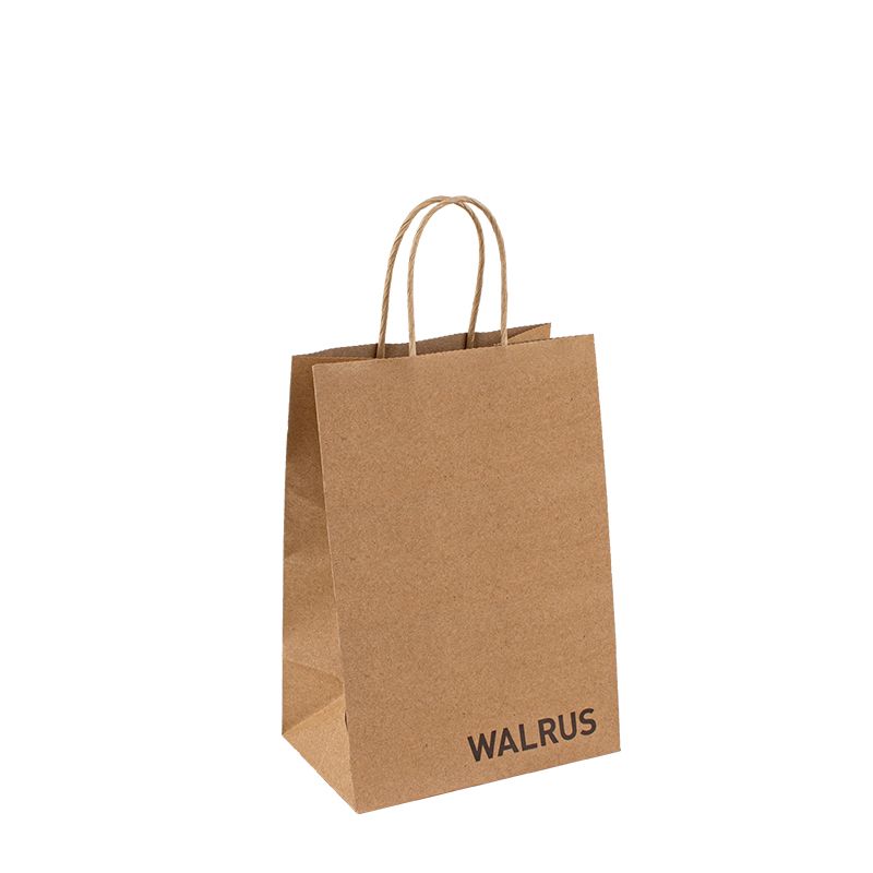 Bolsa de papel impresa para ir, llevar la bolsa de bolsas, bolsa de comida para comida para comida kraft de comida