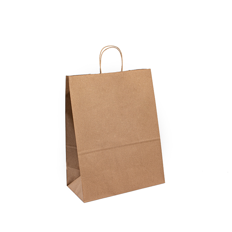 Bolsa de papel logotipo de papel al por mayor bolsas de papel recicladas