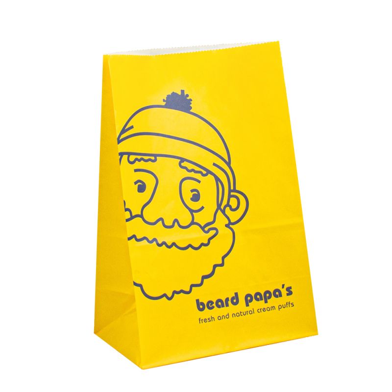 bolsas de papel con su propio logotipo Candy Bag Paper Bollo Logotipo de impresión personalizada Bolsa de papel personalizado Bolsa de papel