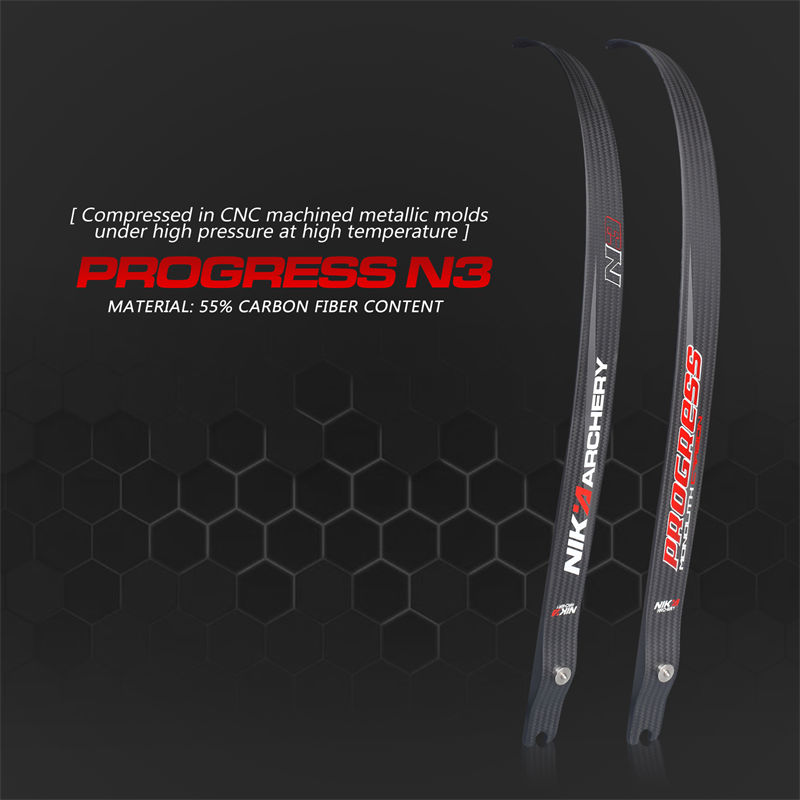 N3 progreso recurva las extremidades del arco