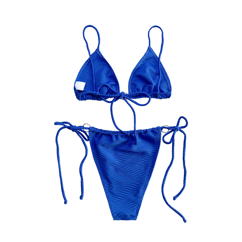 Patrón de azul Sprap Store Store Trait de dos piezas