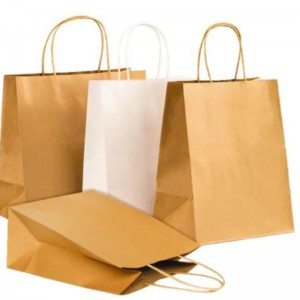 Bolsa de papel Kraft con su propio logotipo