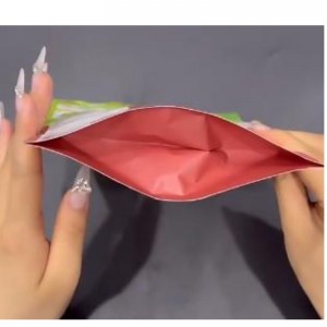 Poldes populares de pie de pie para la cremallera para la proteína de suero bolsas de café