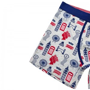 Personalizar ropa interior de color liso Fashion Full Full Impresa Cómoda Soft Men Underwear Men Boxer Briefs Color Contraste de color