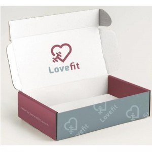 Logotipo impreso de lujo personalizado cartón plegable Kraft Paper Perfume Ropa Zapatillas Empacaje de joyas Envío envío Correo denavidad