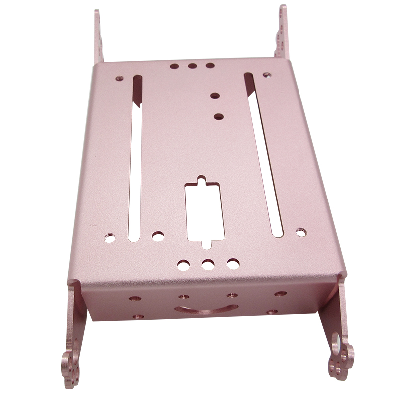 Procesamiento personalizado de piezas de chapa de aleación de aluminio con acabado anodizado.