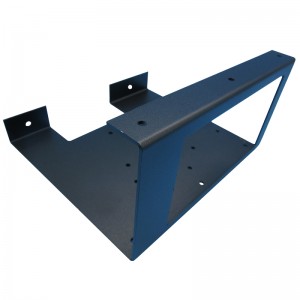 Procesamiento personalizado de piezas de chapa de aleación de aluminio con acabado anodizado.