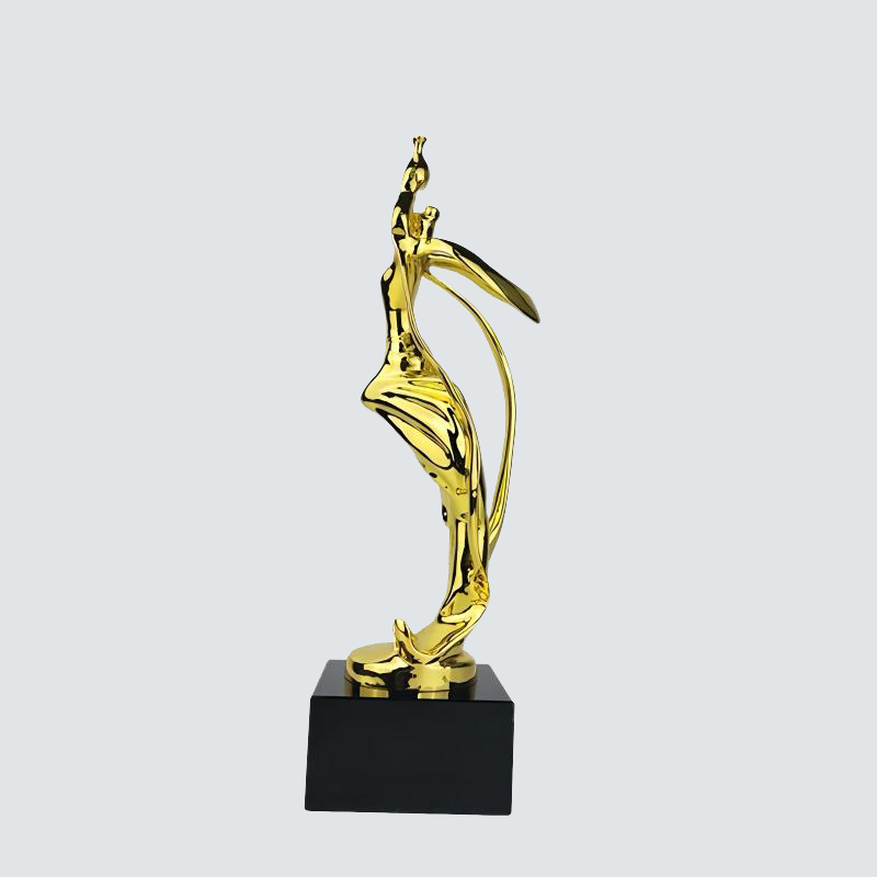 Trofeo de regalos denegocios denegocios al por mayor personalizado Trofeo Dancer de resina personalizada