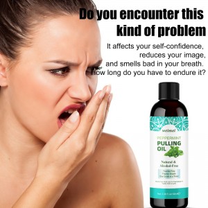 Peppermint tirar de aceite