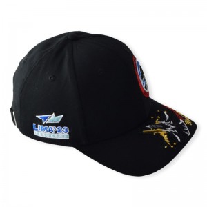 Venta caliente Capas de béisbol personalizada 2D logo bordado mujer hombres 6 panel exterior de la tapa deportiva Curvanegra Sombreros de béisbol ajustados