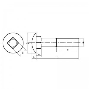 perno de carro de acero inoxidable