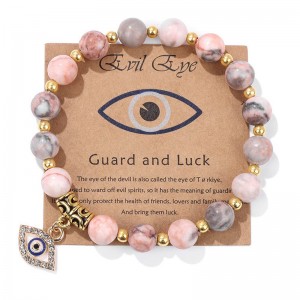 Diablo Hongde\\\'s Eye Guardian Pulsera Pulsera de Piedra Natural