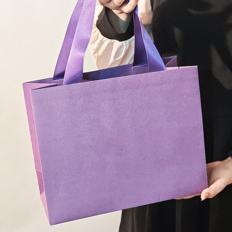 Tote de regalo kraft morado