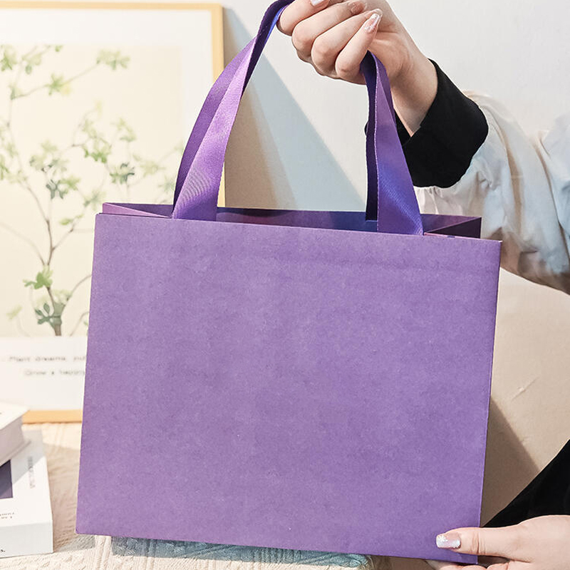 Tote de regalo kraft morado