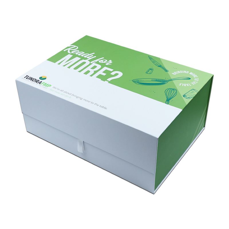 Caja plegable de motivador verde