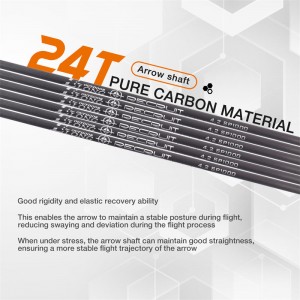 ID4.2 mm sp300-1500 flechas de carbono para disparos objetivo